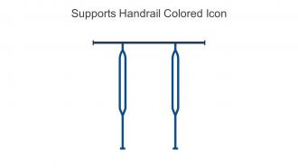Supports Handrail Colored Icon In Powerpoint Pptx Png And Editable Eps Format