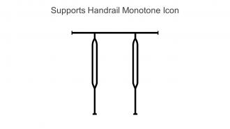 Supports Handrail Monotone Icon In Powerpoint Pptx Png And Editable Eps Format