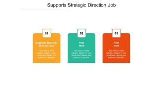 Supports strategic direction job ppt powerpoint presentation inspiration graphics cpb