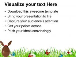 Suprise your friends with easter bunny powerpoint templates ppt themes and graphics 0313
