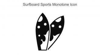 Surfboard Sports Monotone Icon In Powerpoint Pptx Png And Editable Eps Format