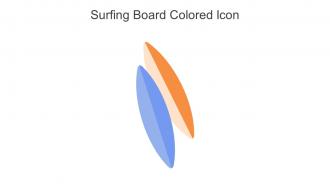 Surfing Board Colored Icon In Powerpoint Pptx Png And Editable Eps Format