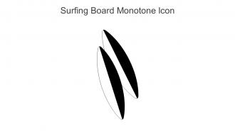 Surfing Board Monotone Icon In Powerpoint Pptx Png And Editable Eps Format