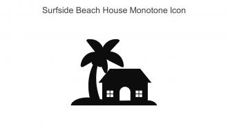 Surfside Beach House Monotone Icon In Powerpoint Pptx Png And Editable Eps Format