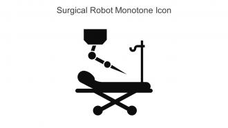 Surgical Robot Monotone Icon In Powerpoint Pptx Png And Editable Eps Format