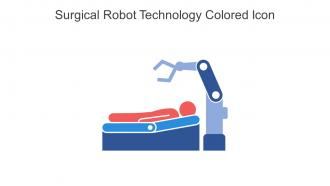 Surgical Robot Technology Colored Icon In Powerpoint Pptx Png And Editable Eps Format