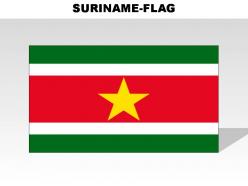 Suriname country powerpoint flags