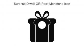 Surprise Diwali Gift Pack Monotone Icon In Powerpoint Pptx Png And Editable Eps Format