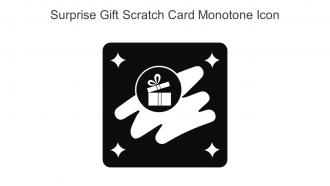 Surprise Gift Scratch Card Monotone Icon In Powerpoint Pptx Png And Editable Eps Format