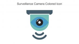 Surveillance Camera Colored Icon In Powerpoint Pptx Png And Editable Eps Format