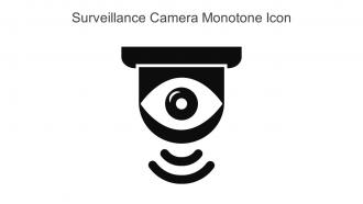 Surveillance Camera Monotone Icon In Powerpoint Pptx Png And Editable Eps Format