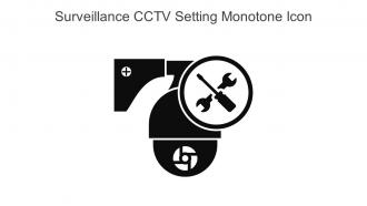 Surveillance CCTV Setting Monotone Icon In Powerpoint Pptx Png And Editable Eps Format
