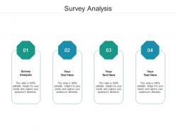 Survey analysis ppt powerpoint presentation inspiration portrait cpb