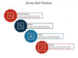 Survey best practices ppt powerpoint presentation professional icons cpb