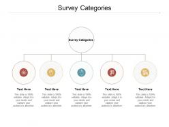 Survey categories ppt powerpoint presentation model portrait cpb
