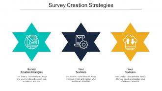 Survey Creation Strategies Ppt Powerpoint Presentation File Portfolio Cpb
