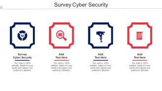 Survey Cyber Security Ppt Powerpoint Presentation Infographic Display Cpb