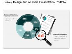 Survey design and analysis presentation portfolio