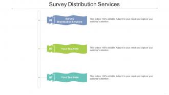 Survey distribution services ppt powerpoint presentation infographic template background cpb