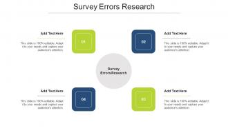 Survey Errors Research In Powerpoint And Google Slides Cpb