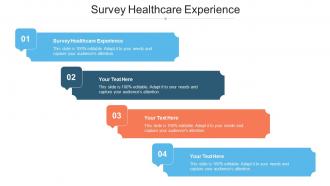 Survey Healthcare Experience Ppt Powerpoint Presentation Pictures Inspiration Cpb