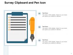 Survey Icon Business Survey Chart Icon Window Satisfaction Rating System Magnifying Glass