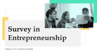 Survey In Entrepreneurship Powerpoint Ppt Template Bundles Survey