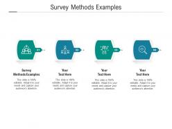 Survey methods examples ppt powerpoint presentation sample cpb