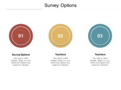 Survey options ppt powerpoint presentation styles slide portrait cpb