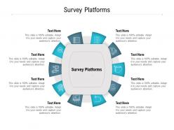 Survey platforms ppt powerpoint presentation styles good cpb