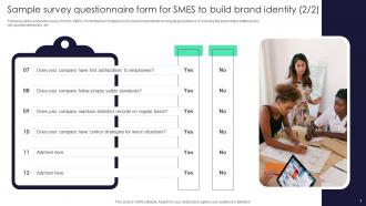 Survey Questionnaire For SMES Powerpoint Ppt Template Bundles Survey Captivating Graphical