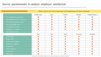 Survey Questionnaire To Analyze Employee Satisfaction Action Steps To Develop Employee Value Proposition