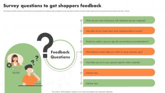 Survey Questions To Get Shoppers Feedback Storyboard SS