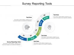 Survey reporting tools ppt powerpoint presentation model design ideas cpb