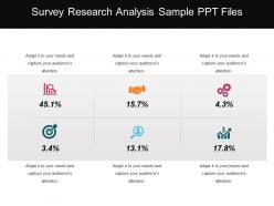 Survey research analysis sample ppt files