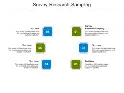 Survey research sampling ppt powerpoint presentation professional infographics cpb