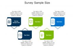 Survey sample size ppt powerpoint presentation layouts show cpb