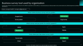 Survey Tools For Business Powerpoint Ppt Template Bundles Survey Interactive Designed