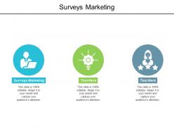 Surveys marketing ppt powerpoint presentation portfolio microsoft cpb