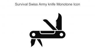Survival Swiss Army Knife Monotone Icon In Powerpoint Pptx Png And Editable Eps Format