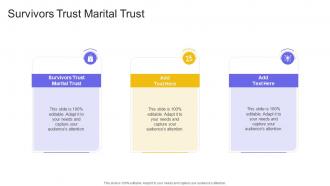 Survivors Trust Marital Trust In Powerpoint And Google Slides Cpb