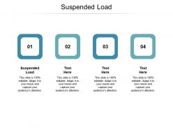 Suspended load ppt powerpoint presentation show master slide cpb