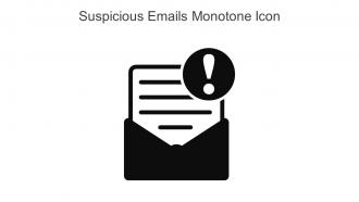 Suspicious Emails Monotone Icon In Powerpoint Pptx Png And Editable Eps Format