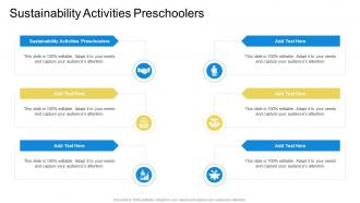 Sustainability Activities Preschoolers In Powerpoint And Google Slides Cpb