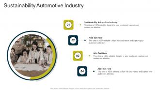 Sustainability Automotive Industry In Powerpoint And Google Slides Cpb