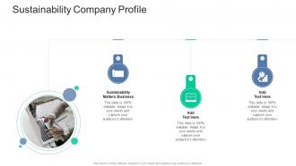 Sustainability Company Profile In Powerpoint And Google Slides Cpb