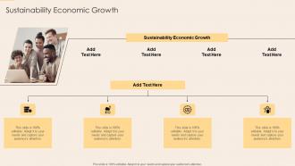 Sustainability Economic Growth In Powerpoint And Google Slides Cpb