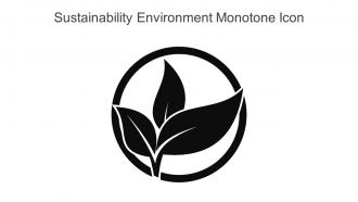 Sustainability Environment Monotone Icon In Powerpoint Pptx Png And Editable Eps Format