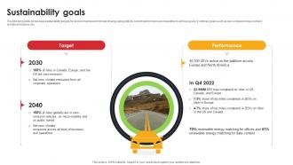 Sustainability Goals Ride Sharing App Providing Company Profile CP SS V