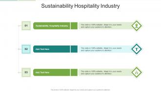 Sustainability Hospitality Industry In Powerpoint And Google Slides Cpb